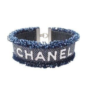 CHANEL Authentic Vintage Blue Bracelet